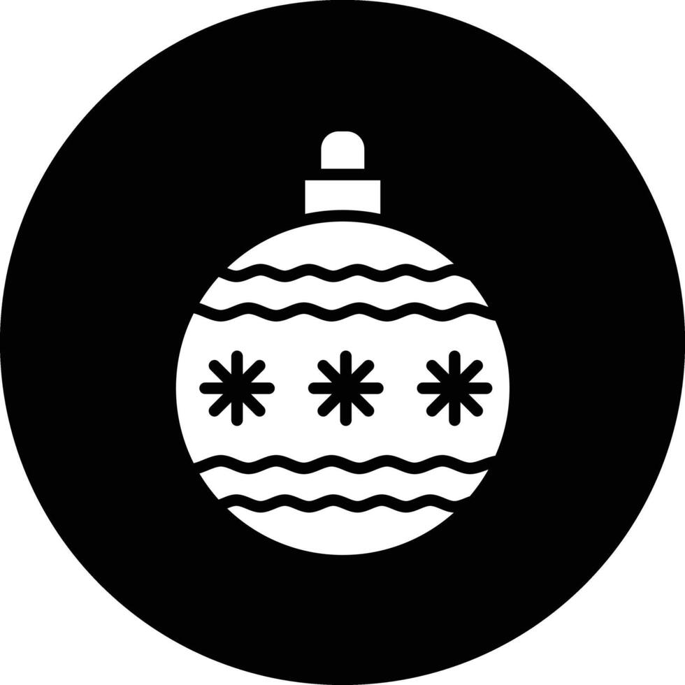 Christmas ball Icon Design Illustration vector