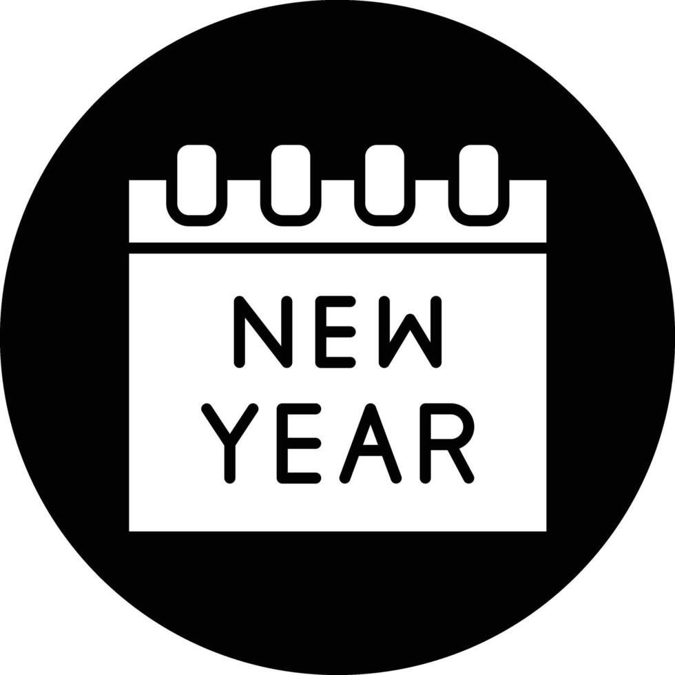 New year Icon Design Illustration vector