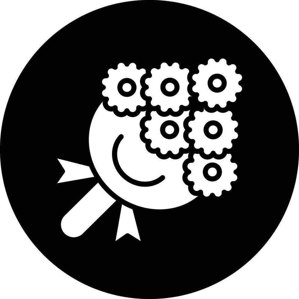 Bouquet Icon Design Illustration vector