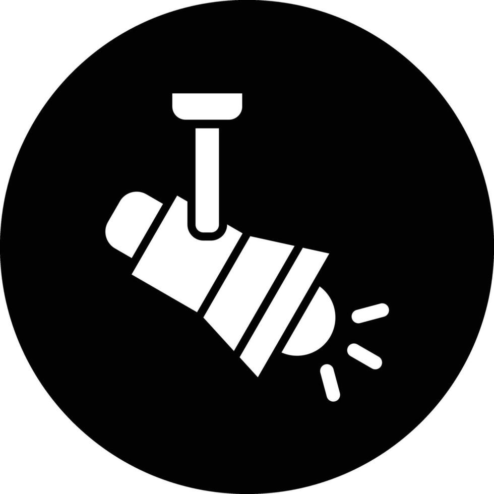 Spot Light Icon Design Illustration vector