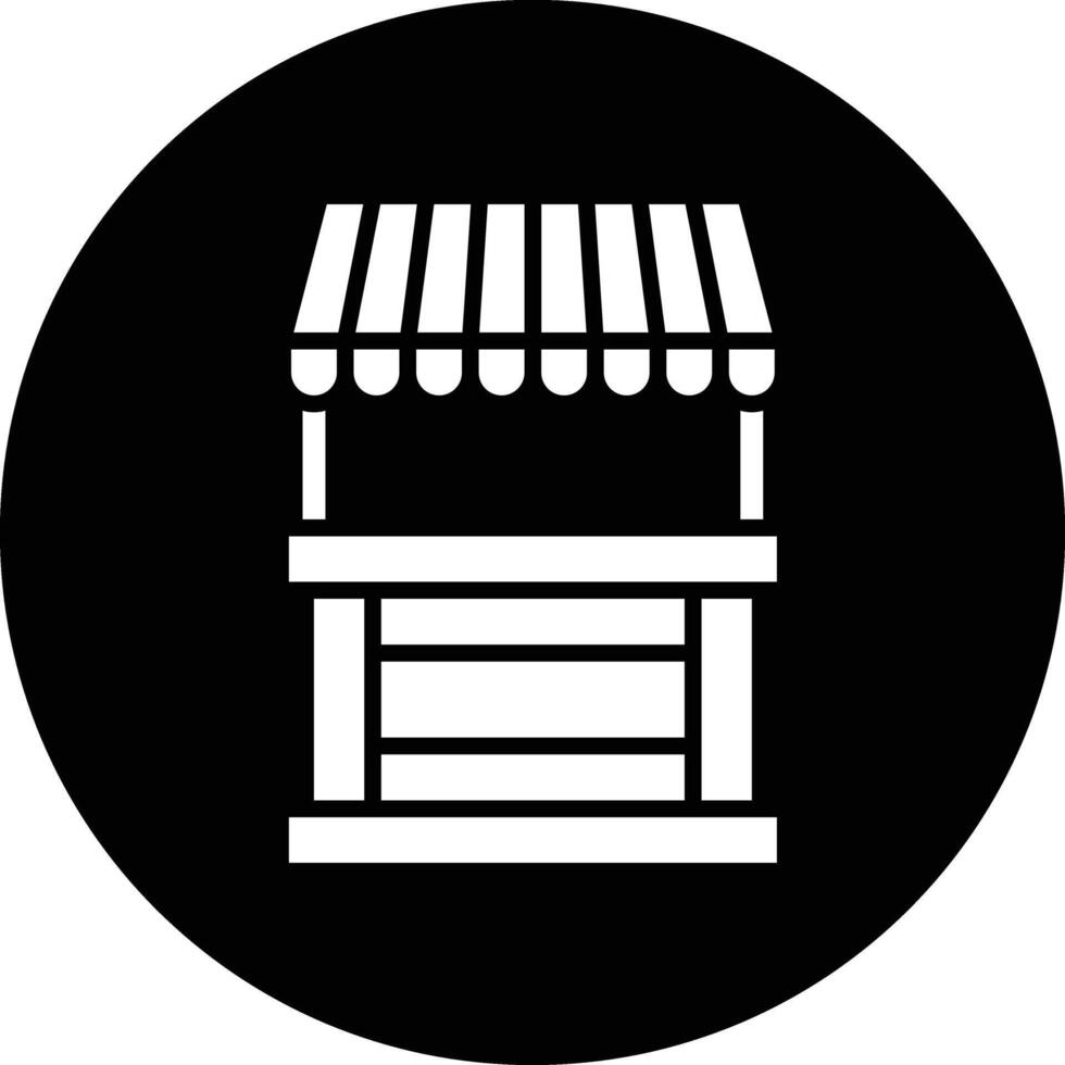 Stall Icon Design Illustration vector
