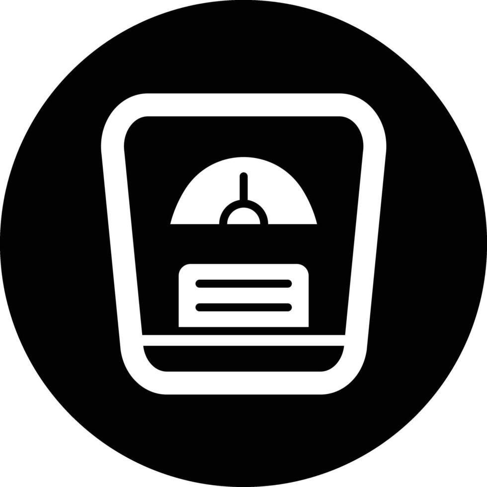 Weight Icon Design Illustration vector