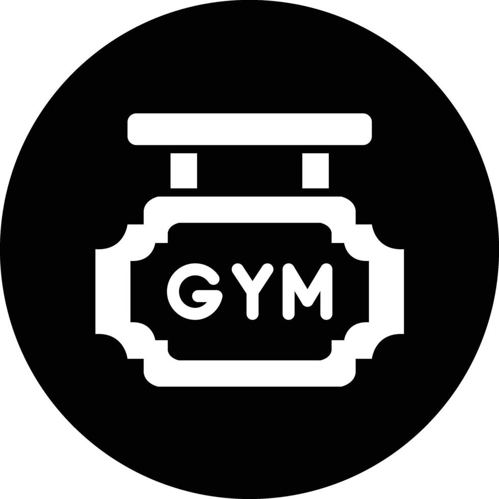 Gym Board Icon Design Illustration vector