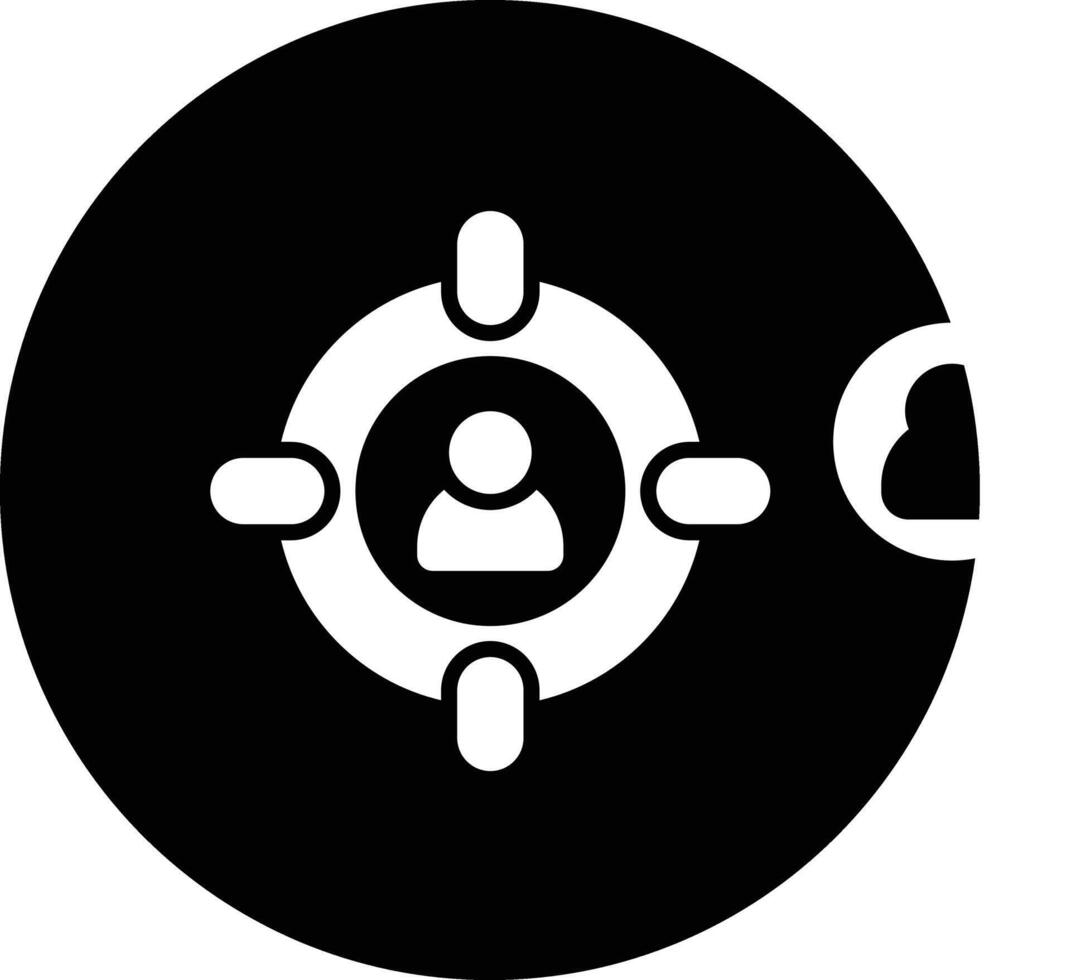 Target audience Icon Design Illustration vector