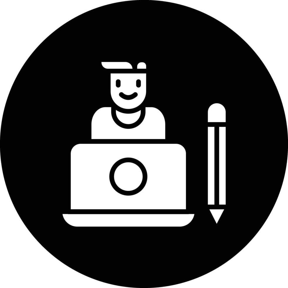 Graphic designer Icon Design Illustration vector