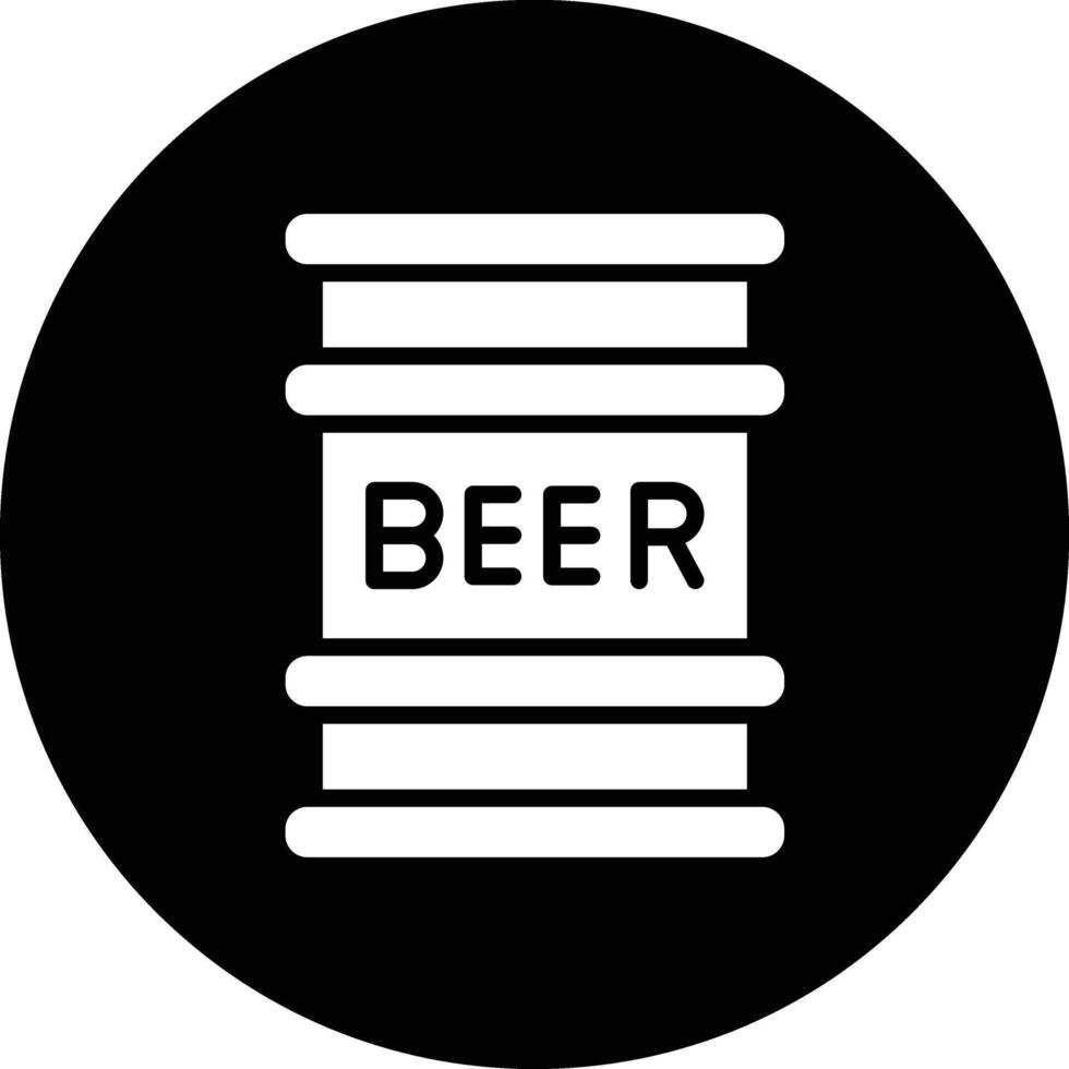 Beer Keg Icon Design Illustration vector