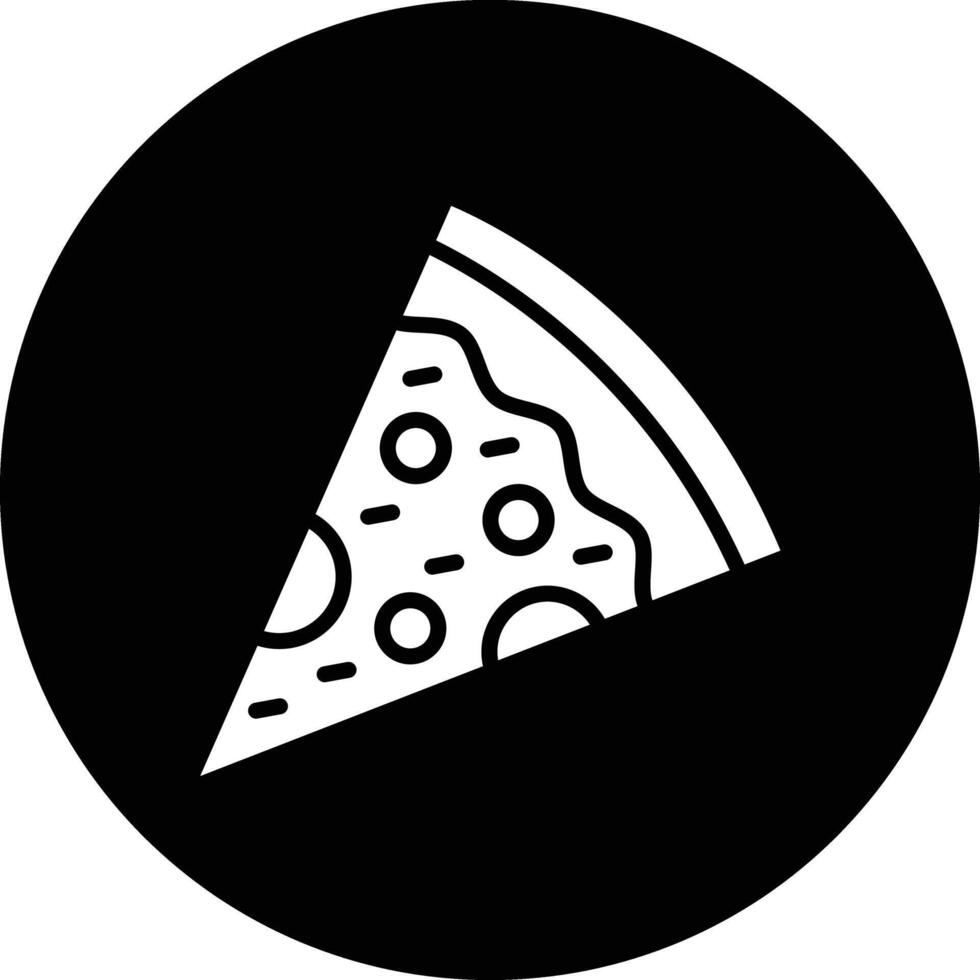Pizza Slice Icon Design Illustration vector