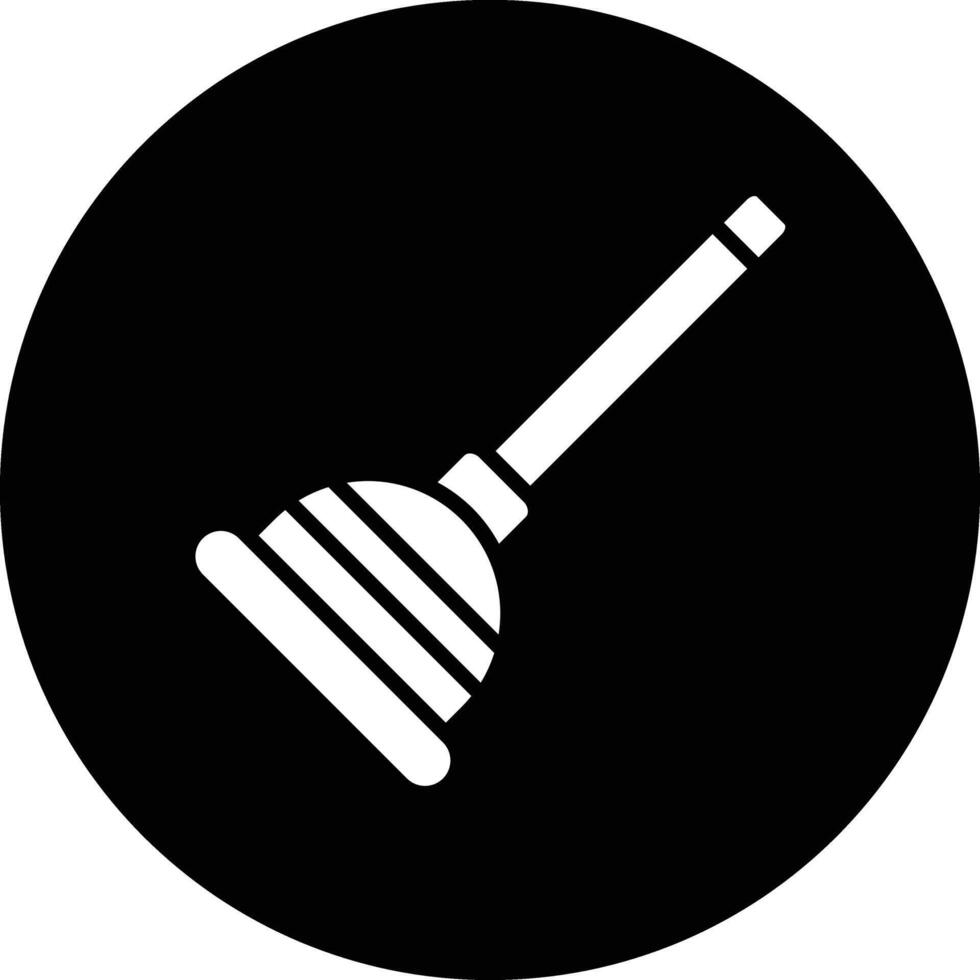 Plunger Icon Design Illustration vector