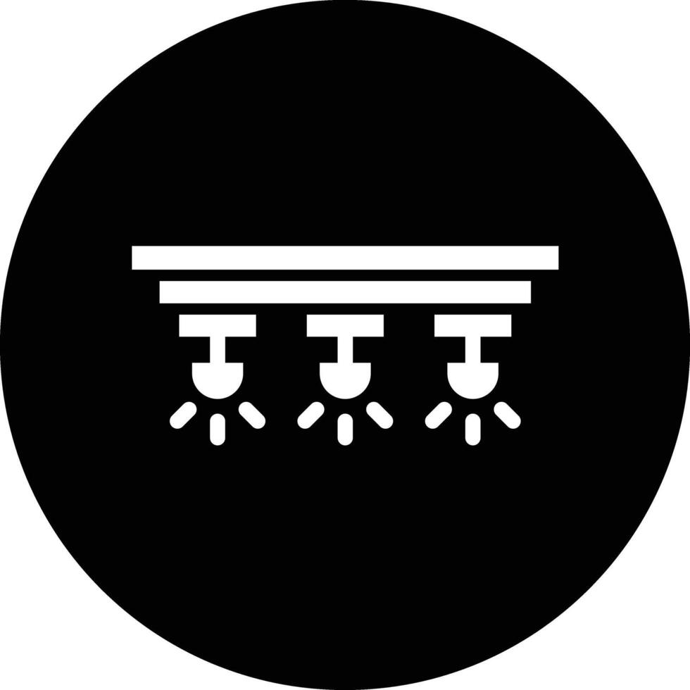 Spotlights Icon Design Illustration vector