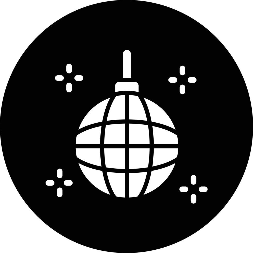 Disco Ball Icon Design Illustration vector