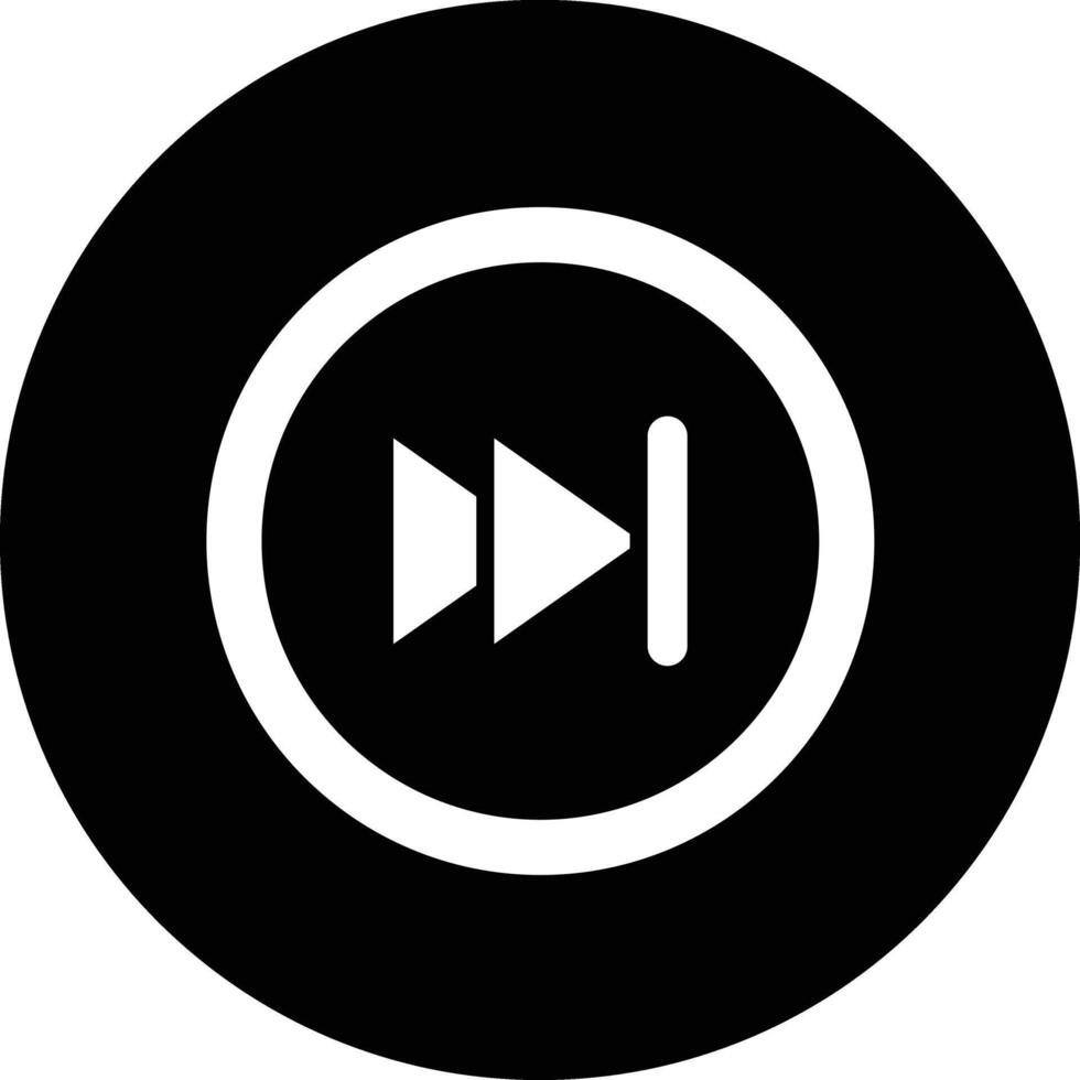 Forward Icon Design Illustration vector