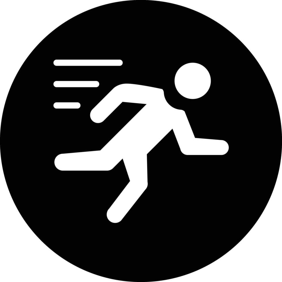 Sport run Icon Design Illustration vector