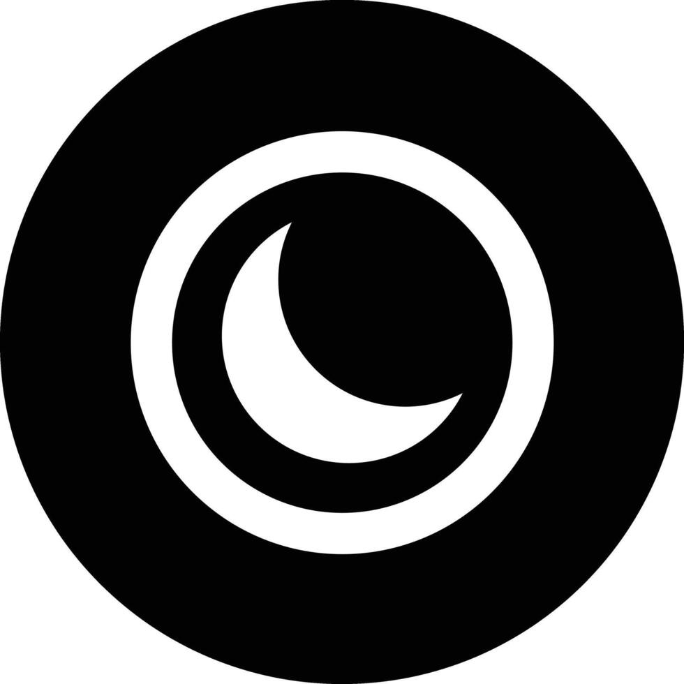 Night mode Icon Design Illustration vector