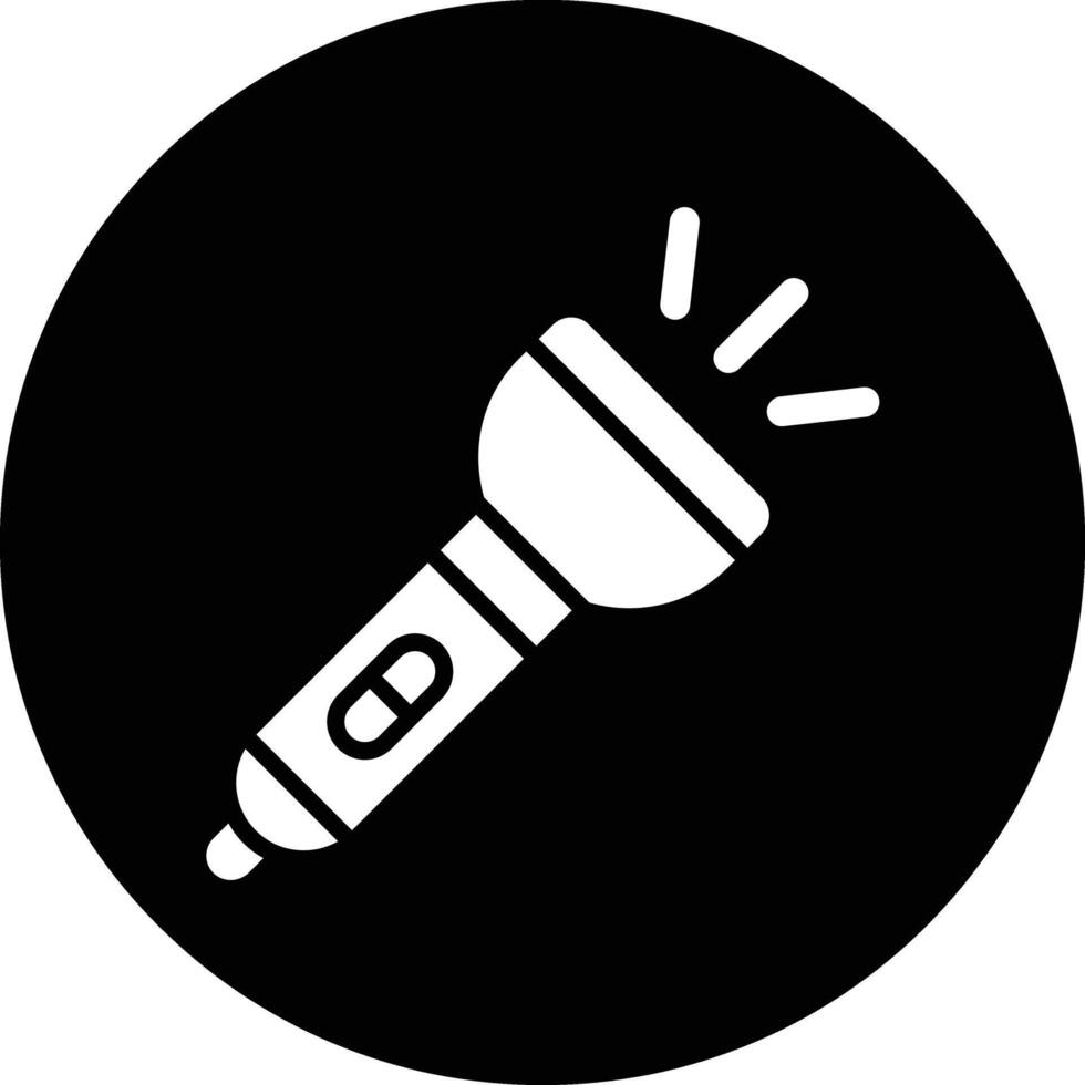 Flashlight Icon Design Illustration vector