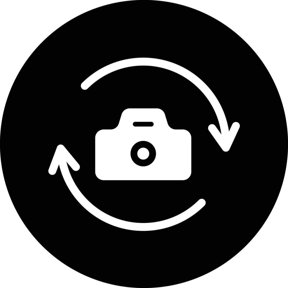 Change camera Icon Design Illustration vector
