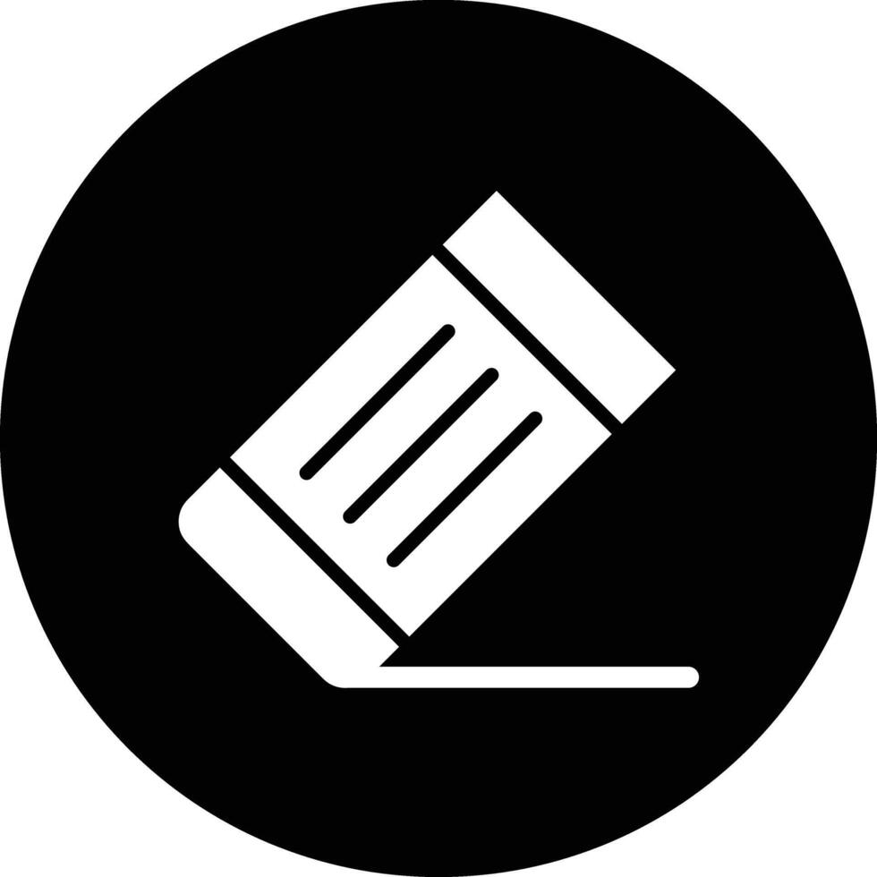 Eraser Icon Design Illustration vector