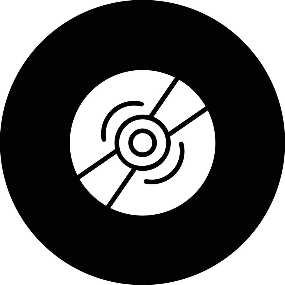 Compact Disk Icon Design Illustration vector