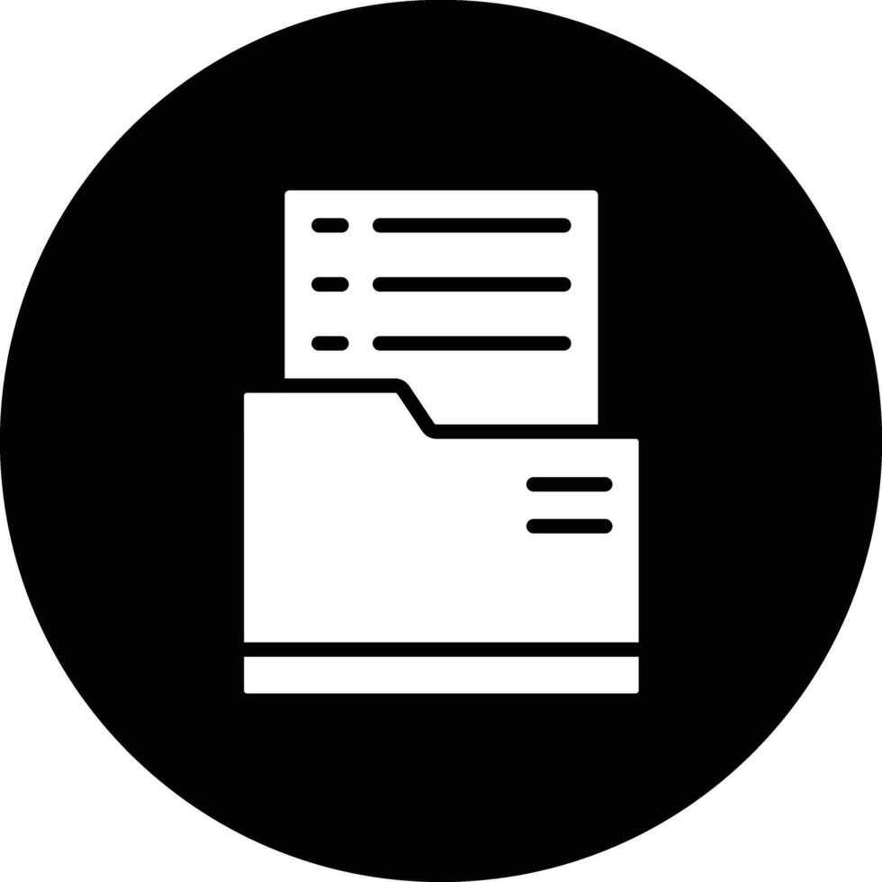 Dossier Icon Design Illustration vector