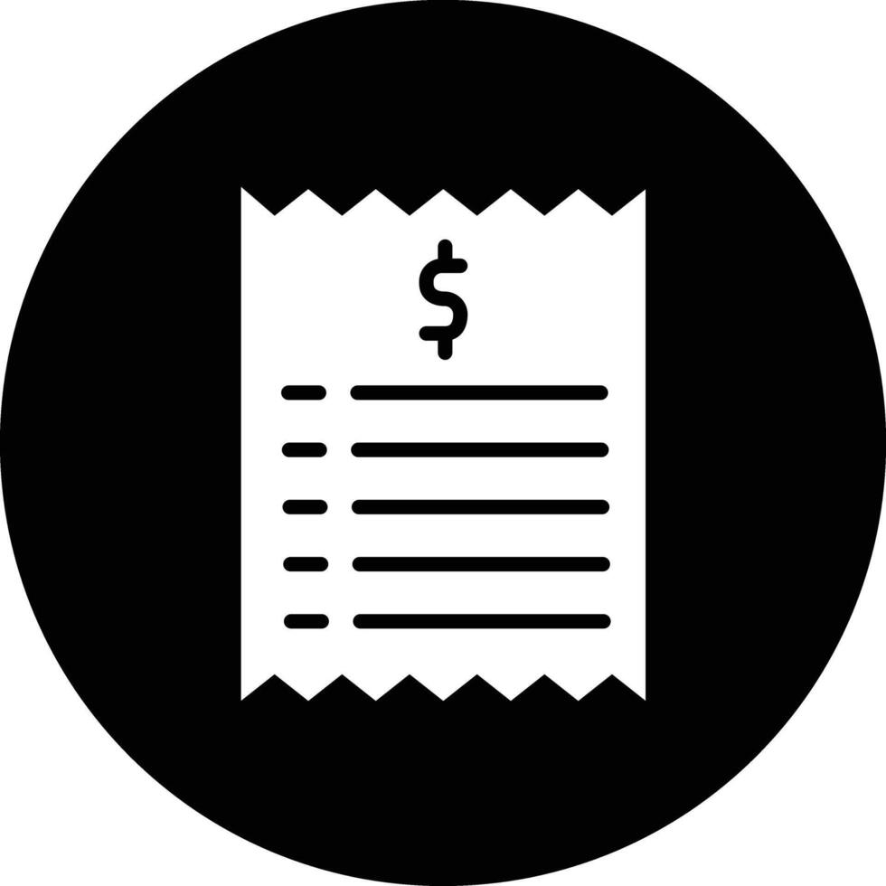 Invoice Icon Design Illustration vector
