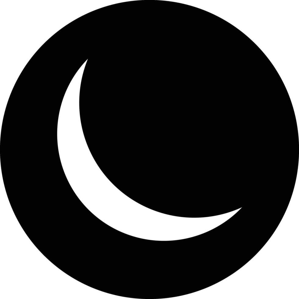 Moon Icon Design Illustration vector