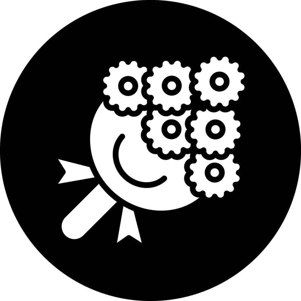 Bouquet Icon Design Illustration vector