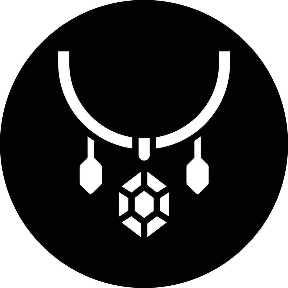 Necklace Icon Design Illustration vector