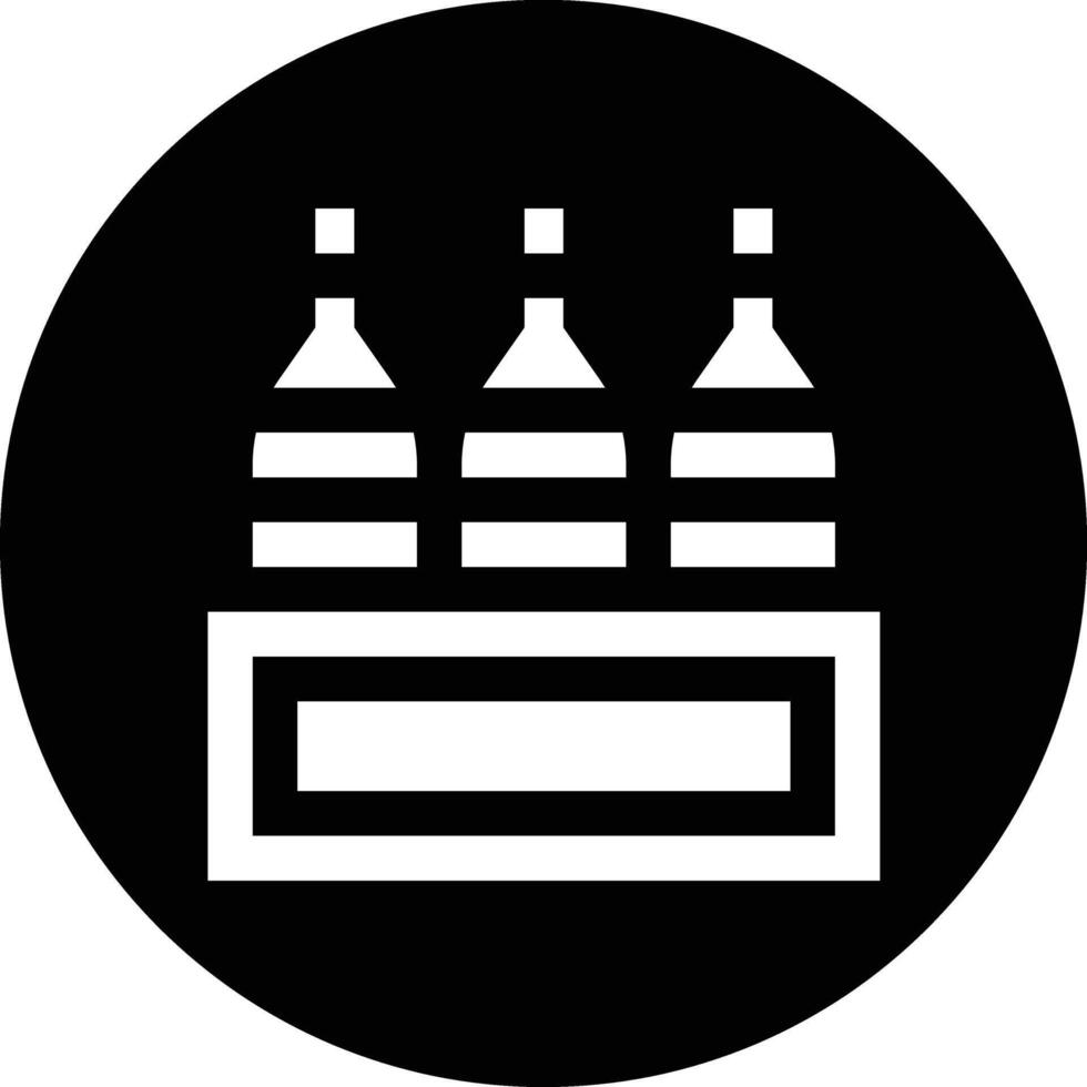 Wine Box Icon Design Illustration vector