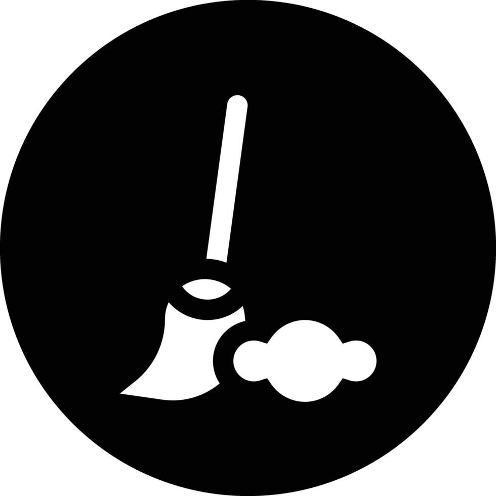 Broom Icon Design Illustration vector