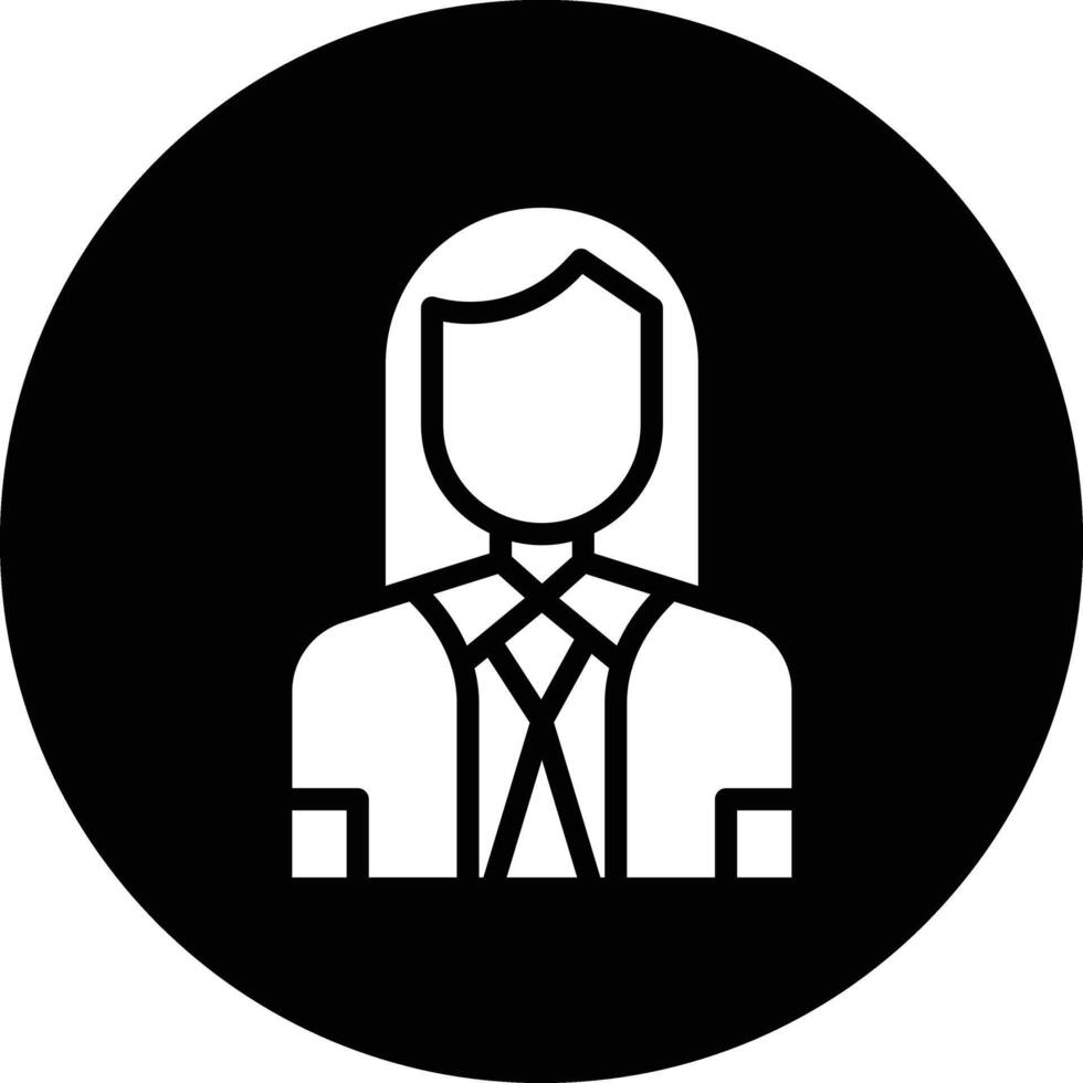 Company Secertary Icon Design Illustration vector