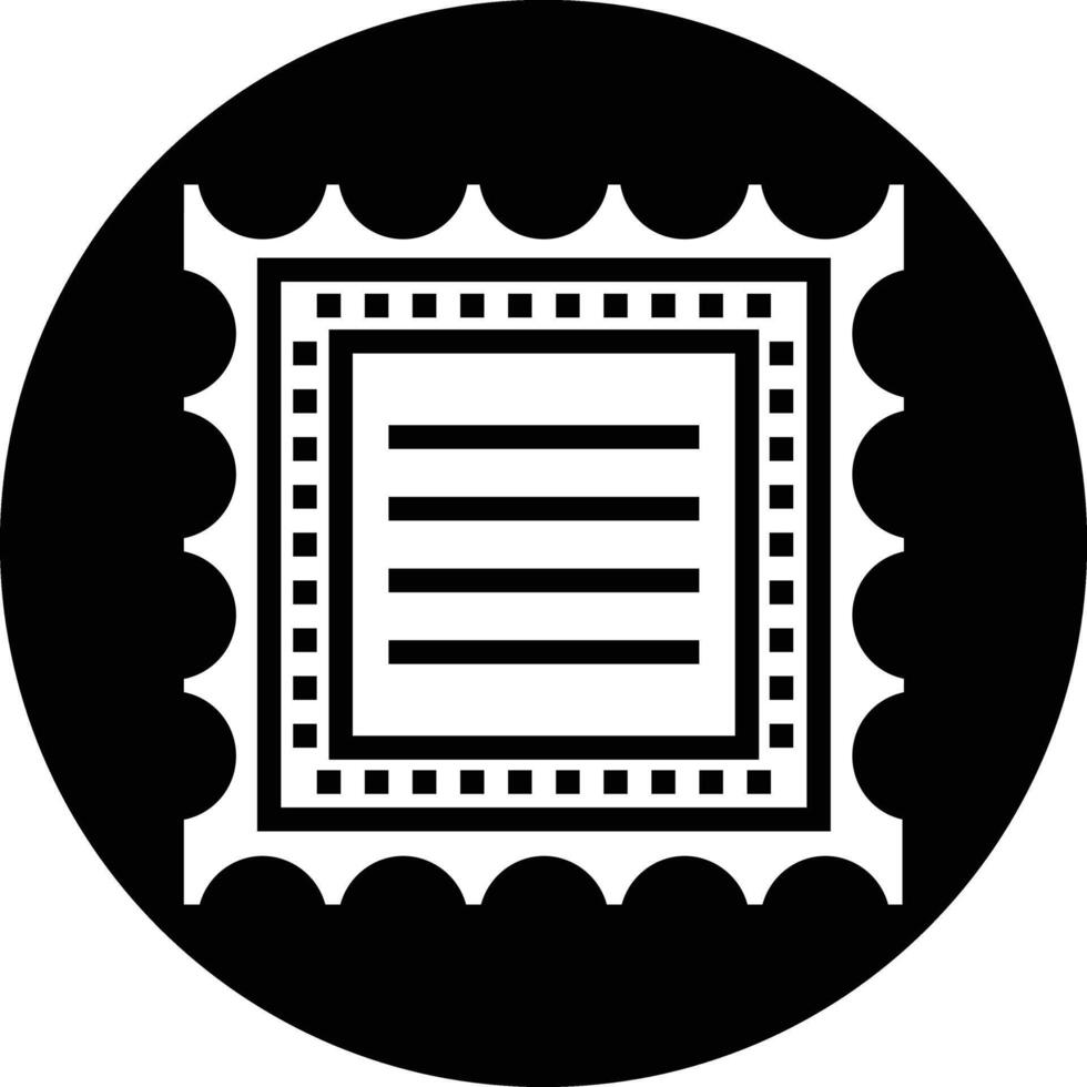 Stamp Icon Design Illustration vector