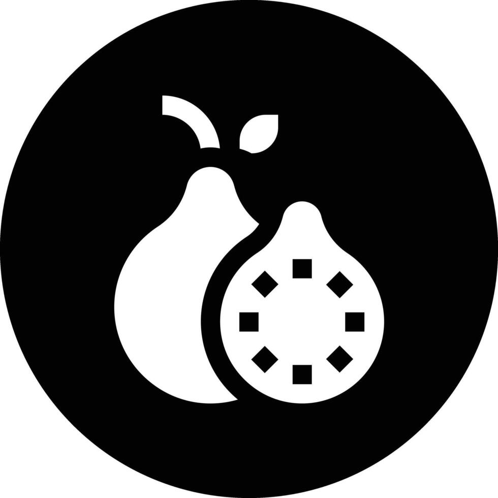 Guava Icon Design Illustration vector