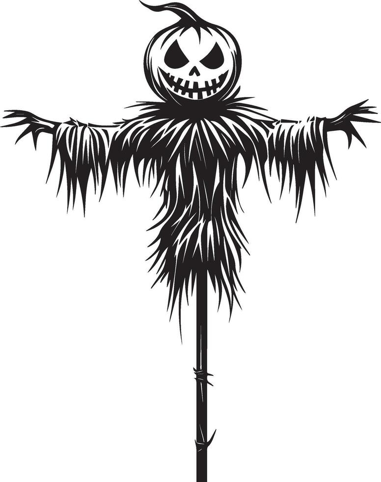 Little kid wearing Skeleton suit costume linear black vector