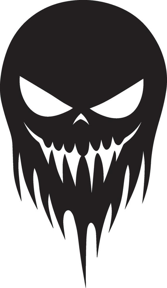 Ghoul clean simple black vector