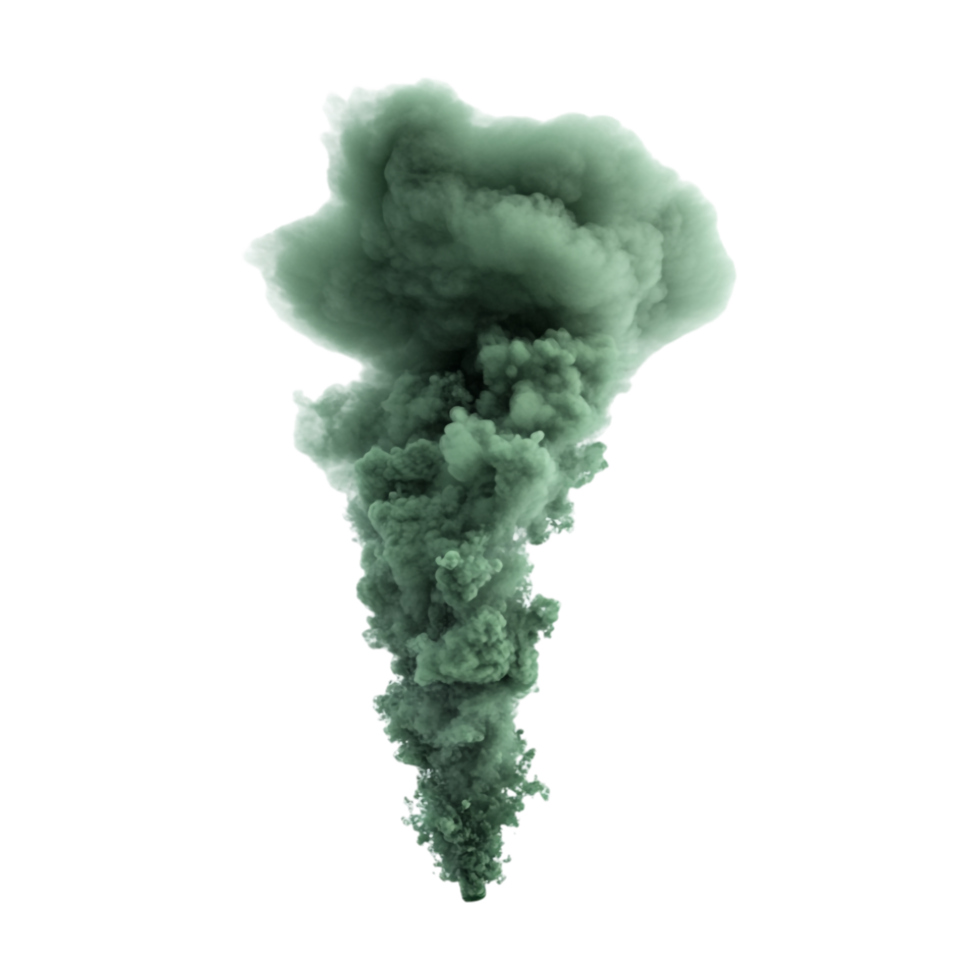 Light Tilt Color Smoke in Air on Transparent Background png