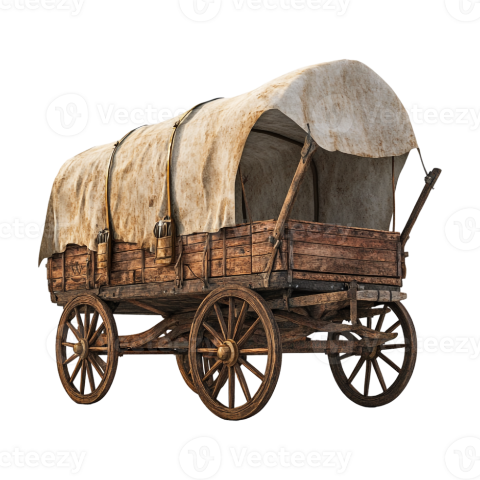Conestoga wagon on Transparent Background png