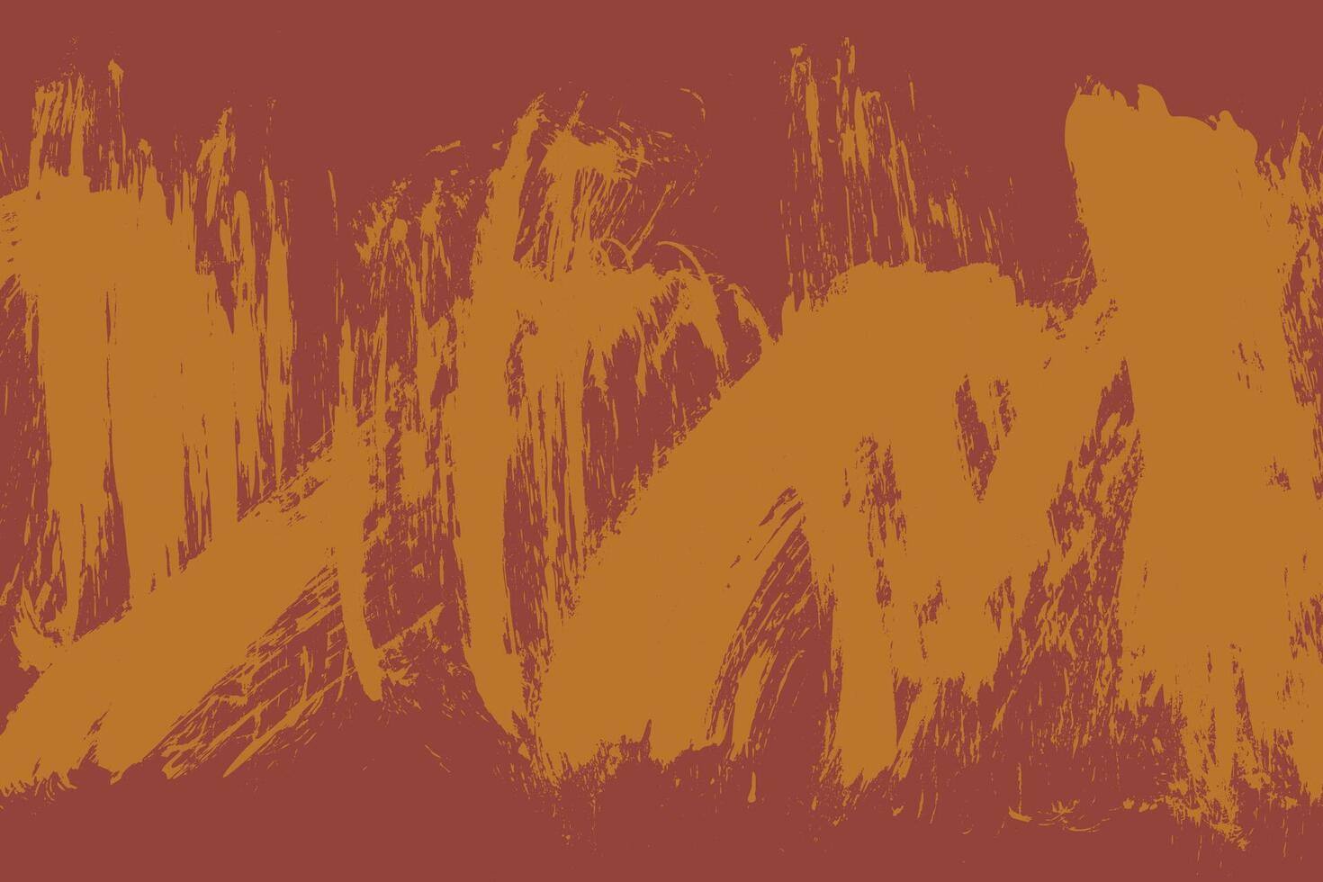Bold brush strokes on a distressed grunge texture. Hand-painted retro background for colorful designs. vector