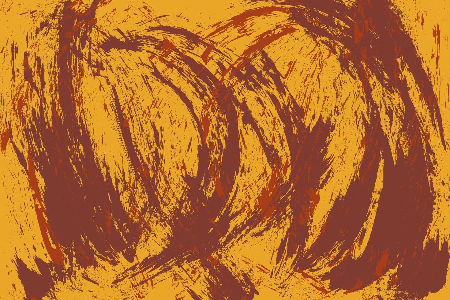 Retro hand-painted grunge texture with colorful strokes. Bold brushwork and distressed background for abstract visuals. vector