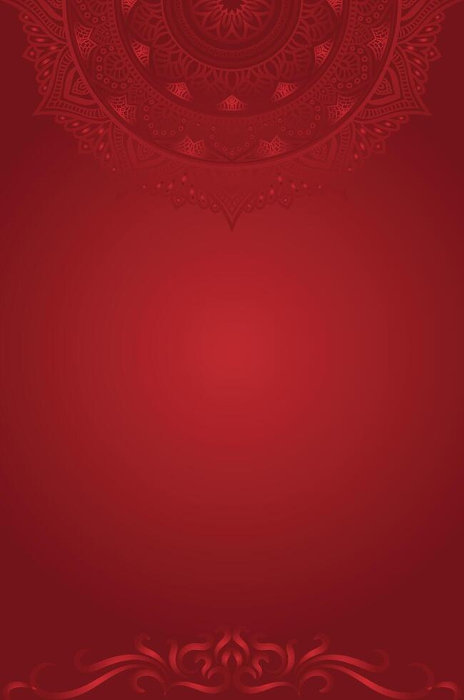 Red Ornamental Vintage Background for Invitations vector