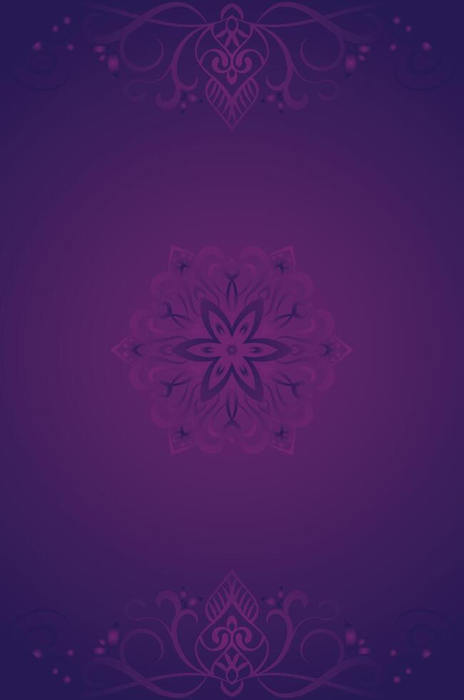 Intricate Pink Ornamental Design for Premium Invitations vector