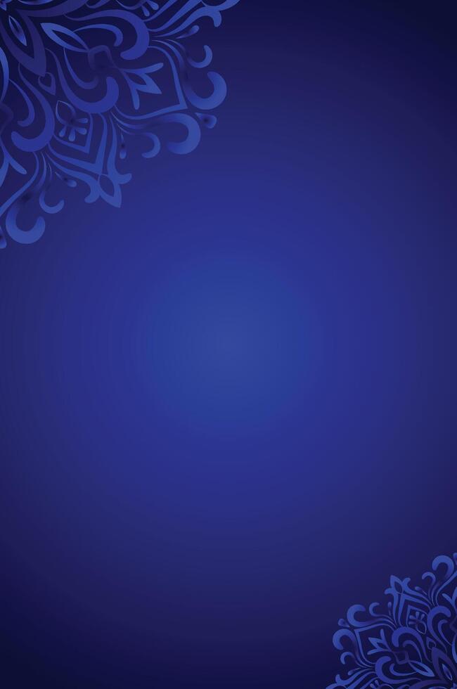 Vintage Ornamental Background in Blue for Invitations vector