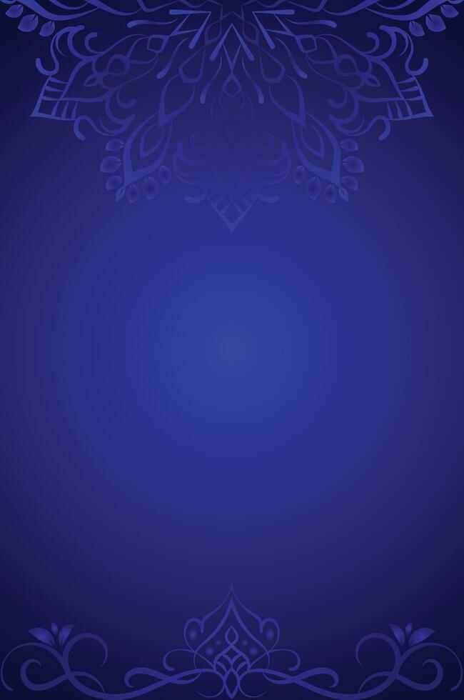 Ornamental Blue Background for Wedding Invitations vector