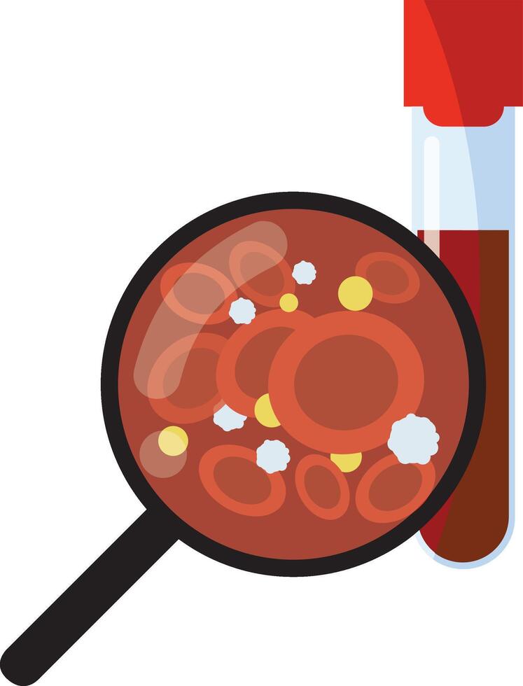 Blood cells. Composition of blood. platelets, red and white blood cells. Erythrocytes, thrombocytes and leukocytes. vector