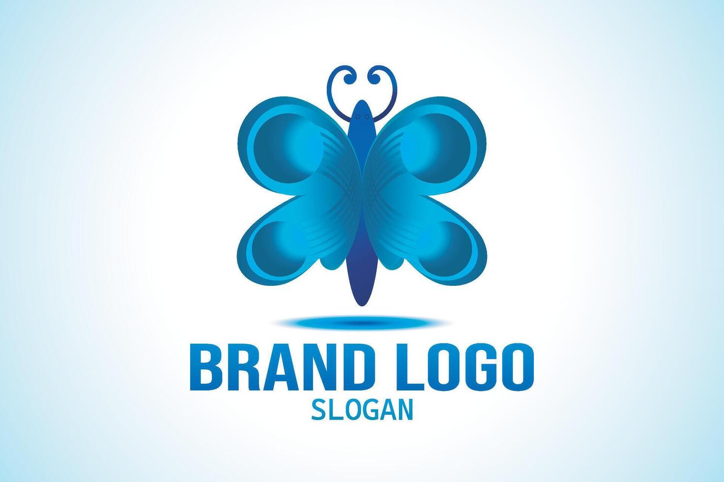 Butterfly logo. Butterfly logo design. vector