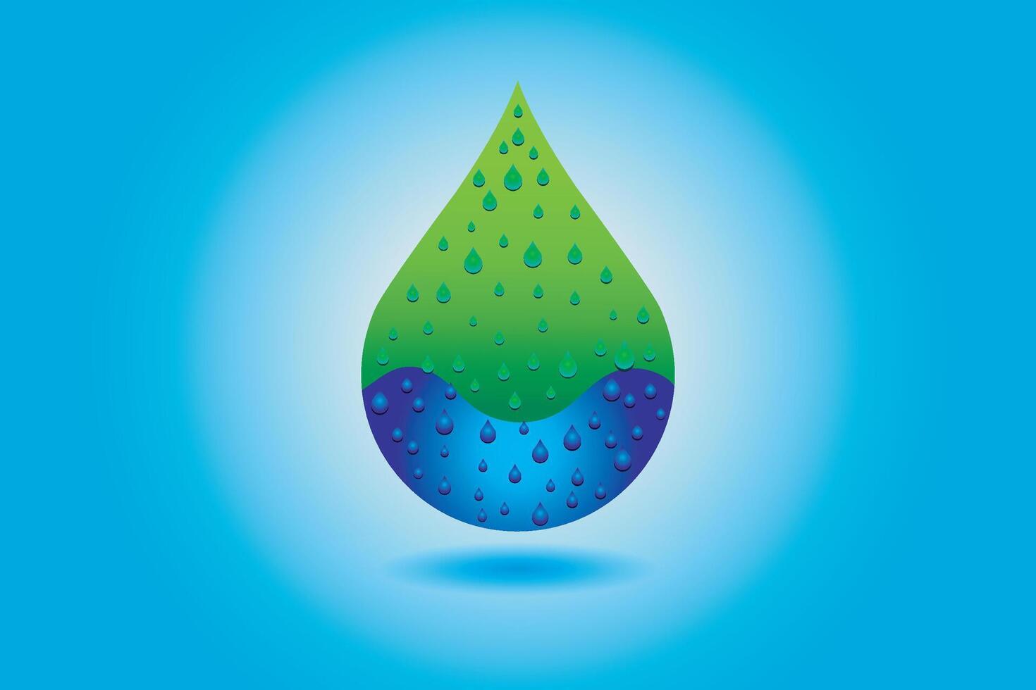 Water drop logo. Environment logo. Liquid logo vector