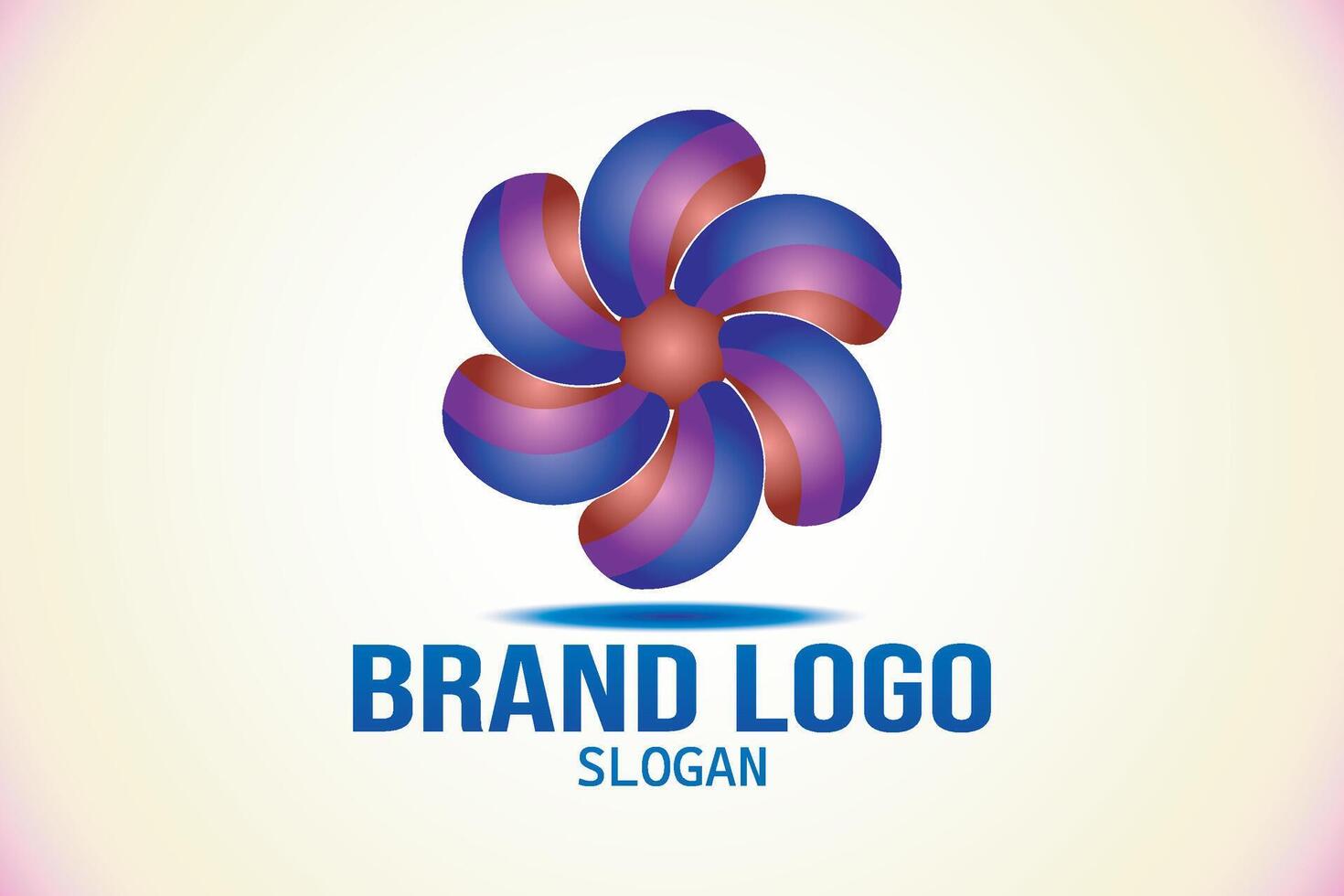 Flower logo design. Flower background design. vector