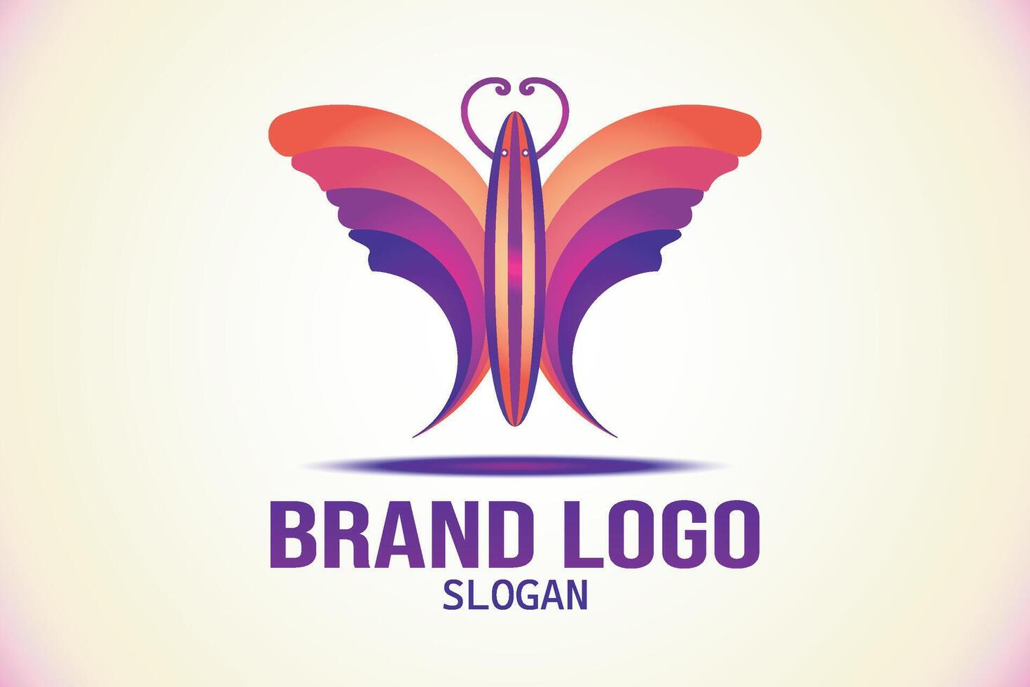 Butterfly logo. Butterfly icon design. vector