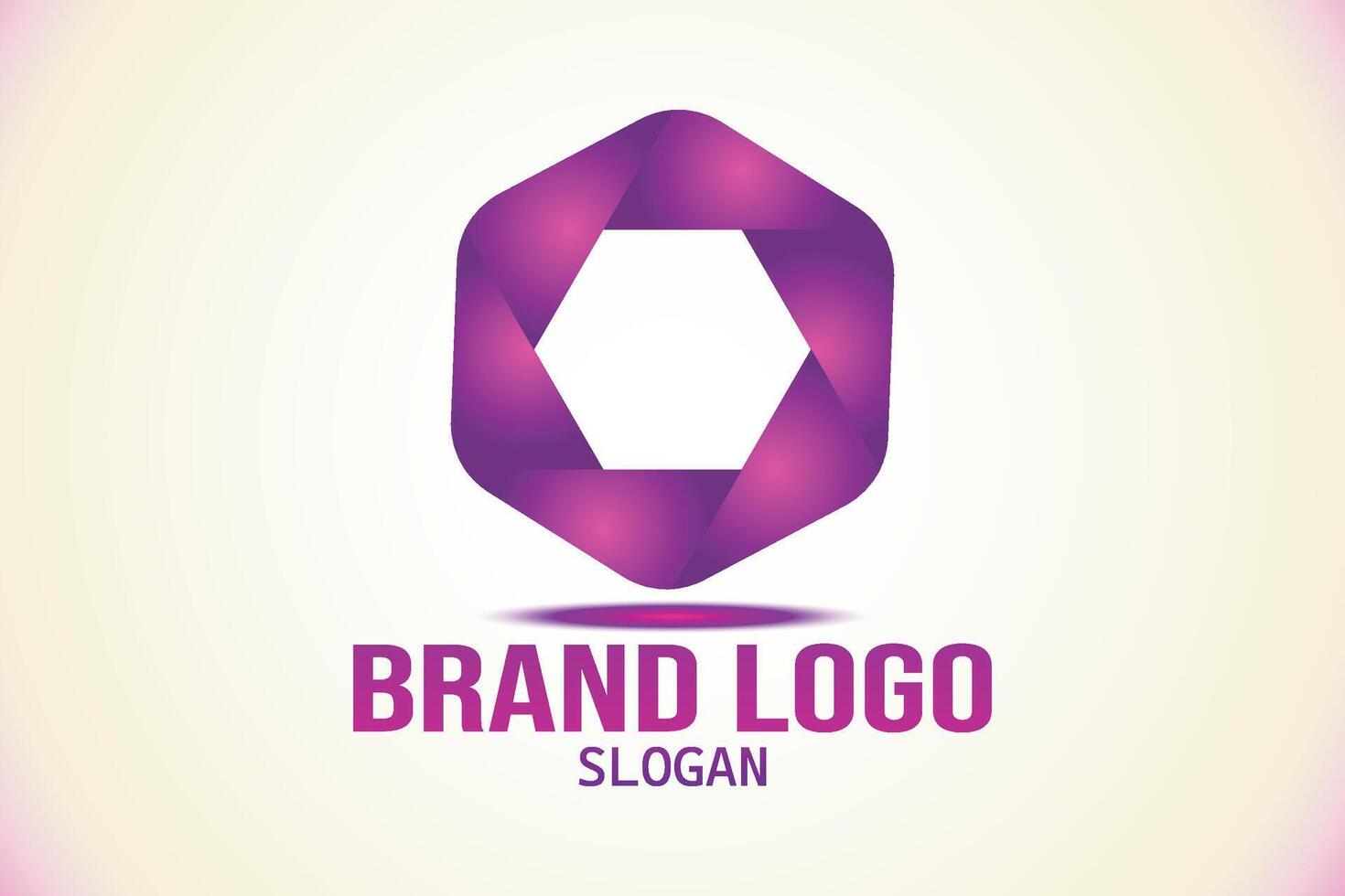 Abstract logo design. Gradient logo. vector