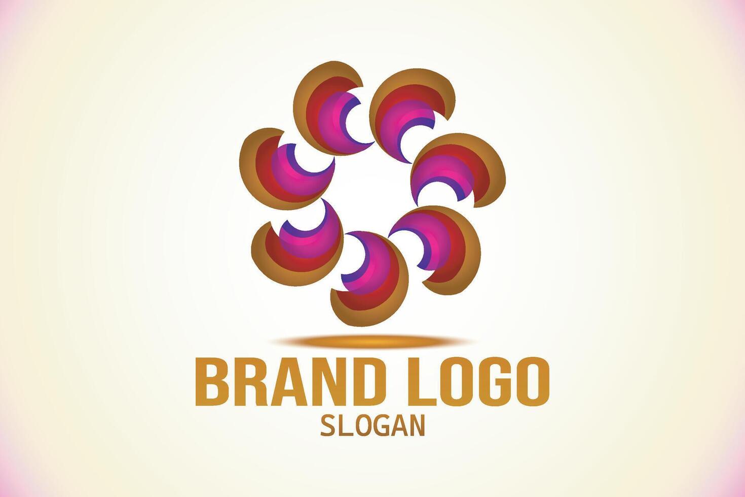 Flower logo design. Flora iconl design. vector