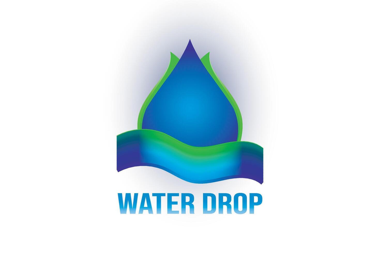 Water logo. Water drop icon. Water drop. vector