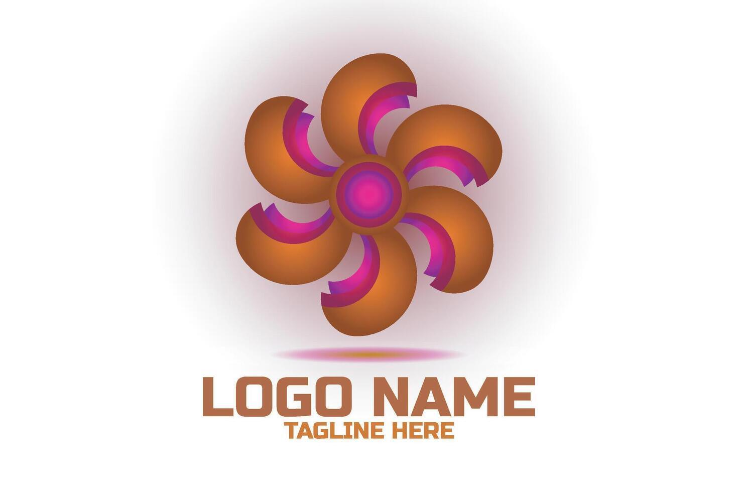 Flower logo. Floral icon design. vector